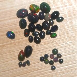 Multi Color & Size Cabochon Opal Parcel 19.49 ct